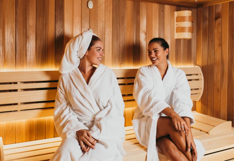 Osoby korzystające z sauny